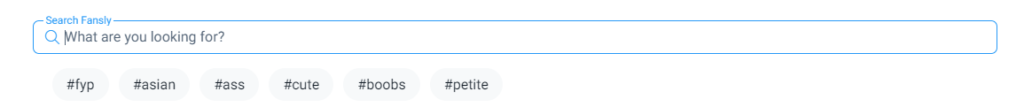 Hashtags fansly