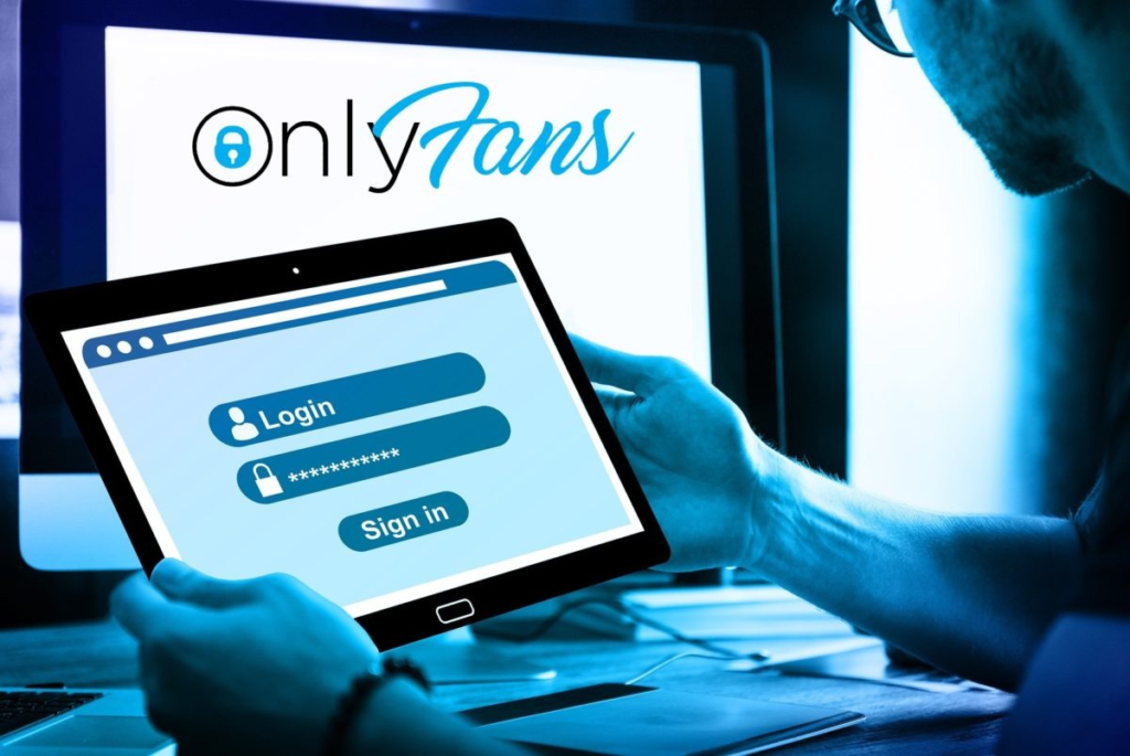 Problèmes d'abonnement ou de paiement OnlyFans homme vérifiant son compte onlyfans