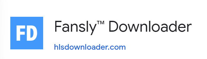 Fansly™ Downloader Chrome-Erweiterungslogo 