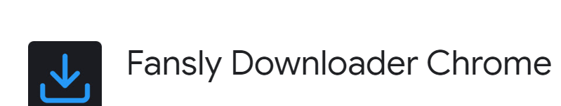 Fansly Downloader Chrome Chrome-Erweiterungslogo 