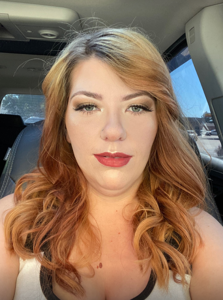 North Dakota OnlyFans model sexy photo @smalltowngirl22 selfie in car