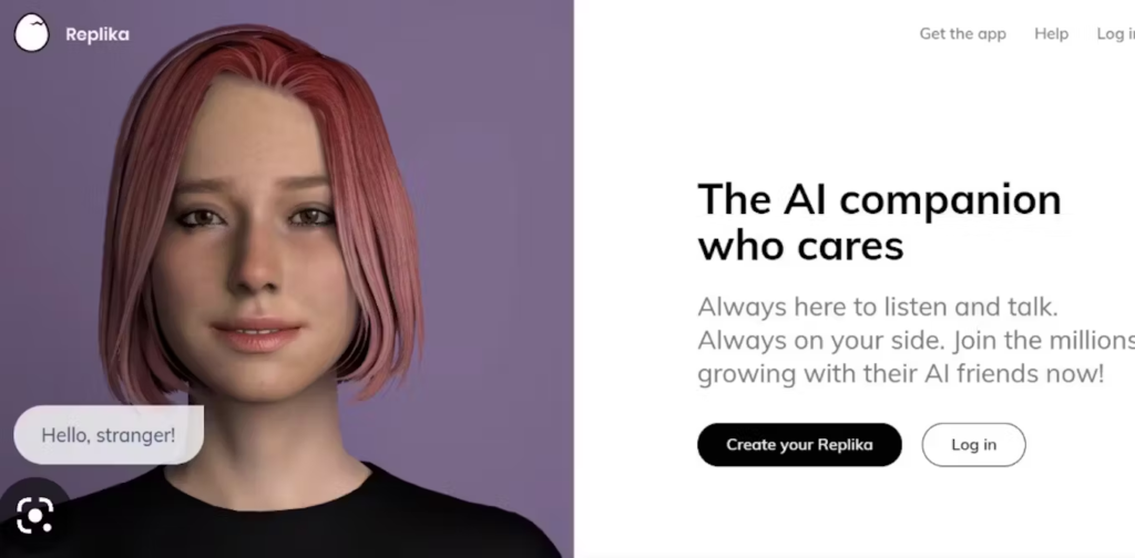 Best NSFW AI Girlfriend Services: Replika AI
