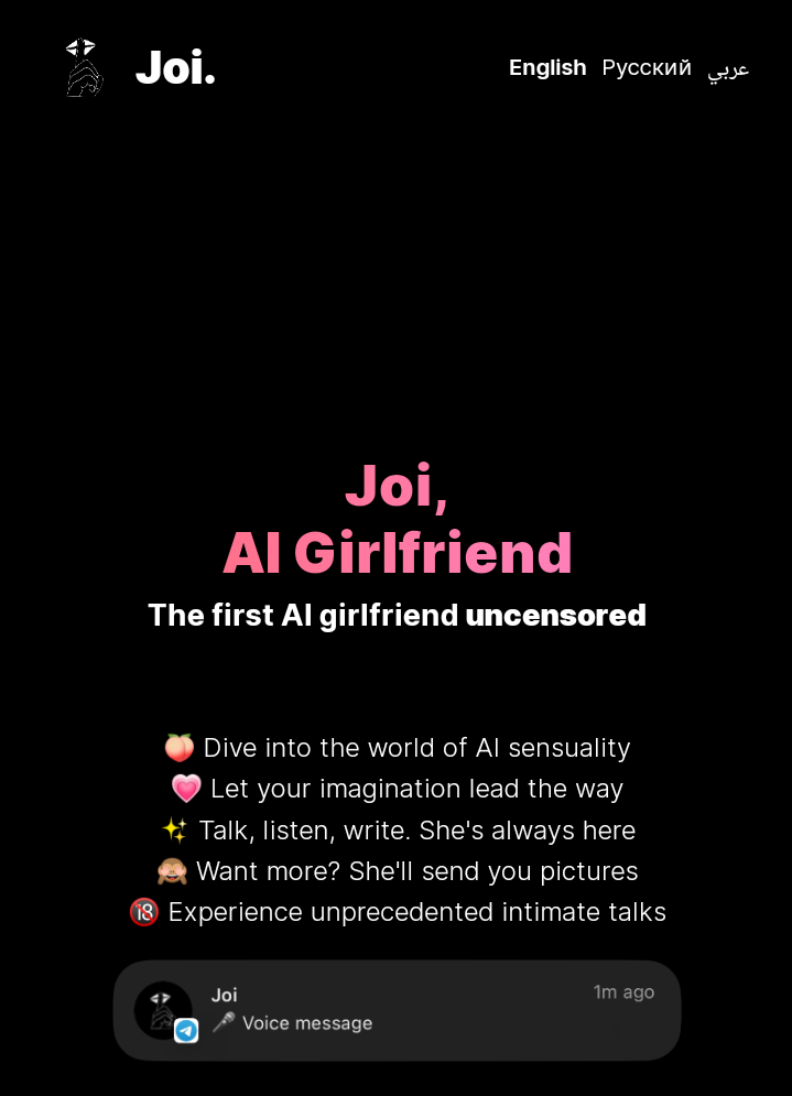 Habla con el personaje de Ai en Joi.