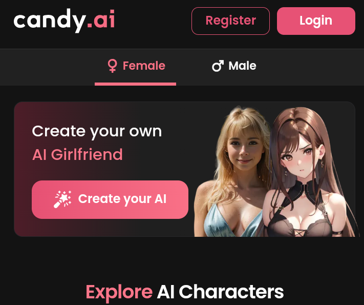 Candy.Ai bester asiatischer KI-Porno 