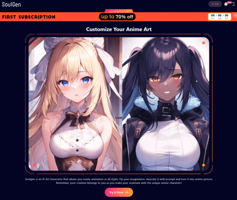 Soul Gen AI Uncensored Hentai porn generator 