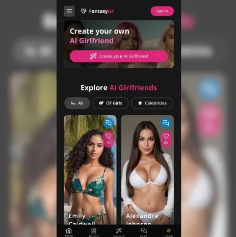 Générateur de porno AI APK pour Android FantasyGF.ai APK