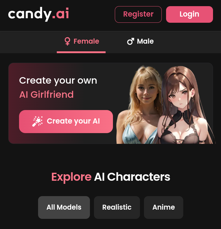 Candy.Ai pour le porno GILF AI 