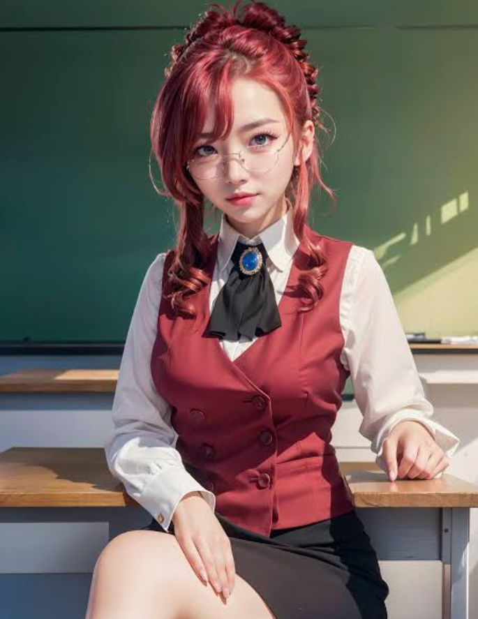 Teacher AI waifu chatbot babe 