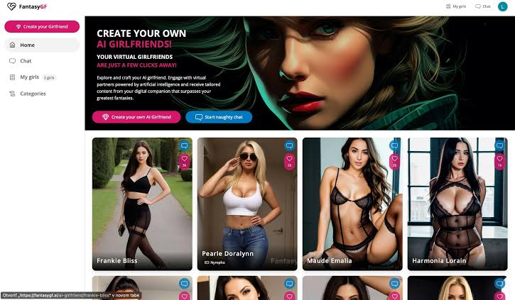 Piattaforma di generazione AI di storie porno FantasyGf 